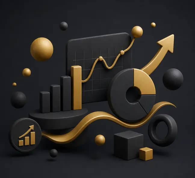 Financial Analytics Dashboard visual panel